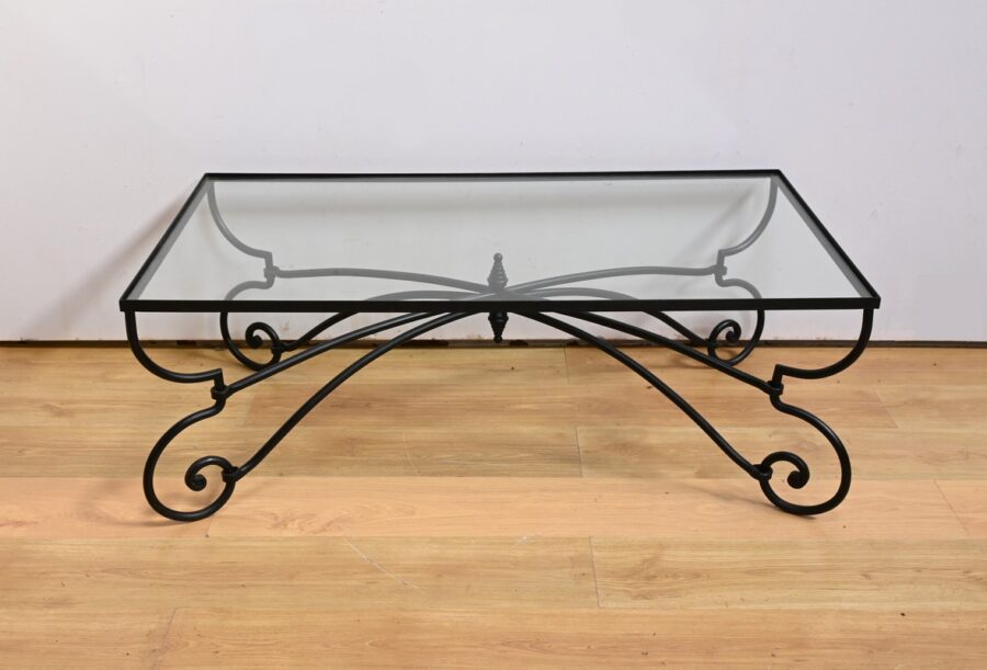 Table Basse en Fer Forgé, style Art Nouveau - 1940