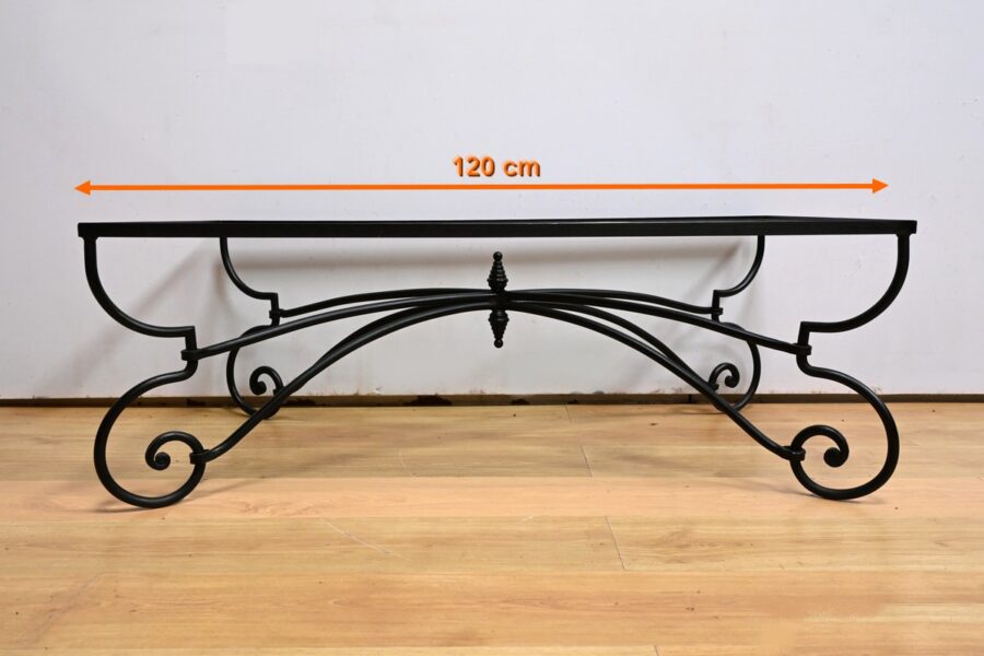 Table Basse en Fer Forgé, style Art Nouveau - 1940 – Image 19