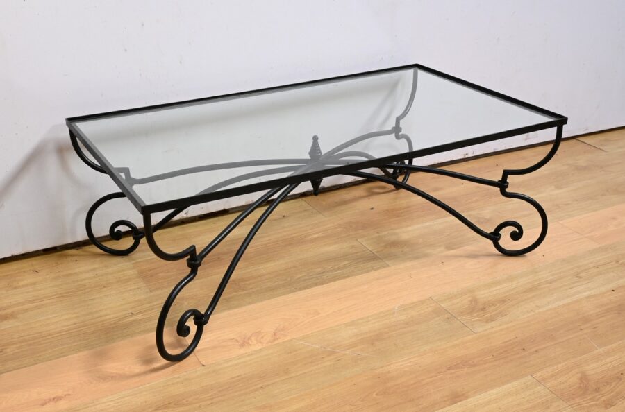 Table Basse en Fer Forgé, style Art Nouveau - 1940 – Image 2