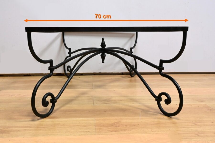 Table Basse en Fer Forgé, style Art Nouveau - 1940 – Image 20