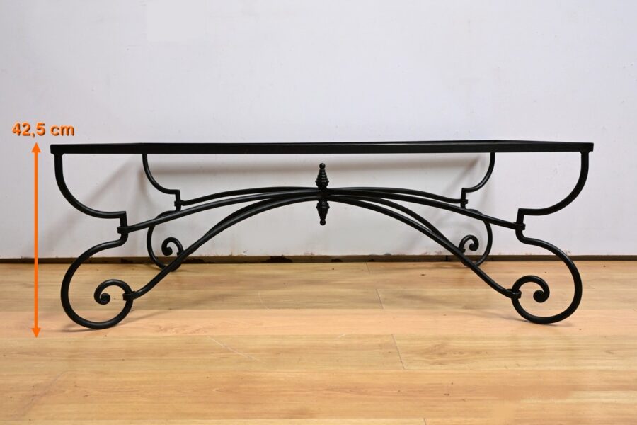 Table Basse en Fer Forgé, style Art Nouveau - 1940 – Image 21