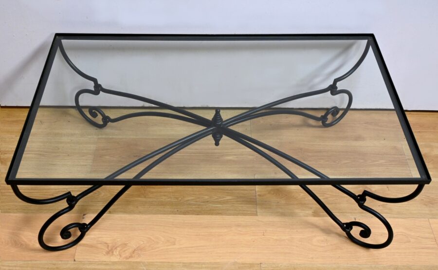 Table Basse en Fer Forgé, style Art Nouveau - 1940 – Image 4