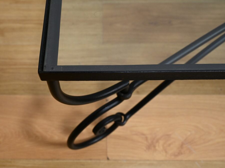 Table Basse en Fer Forgé, style Art Nouveau - 1940 – Image 5