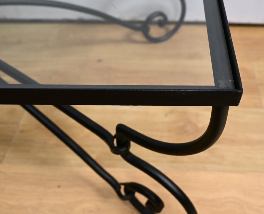 Table Basse en Fer Forgé, style Art Nouveau - 1940 – Image 6