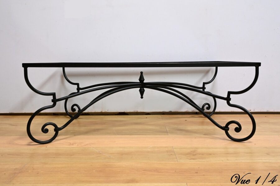 Table Basse en Fer Forgé, style Art Nouveau - 1940 – Image 7