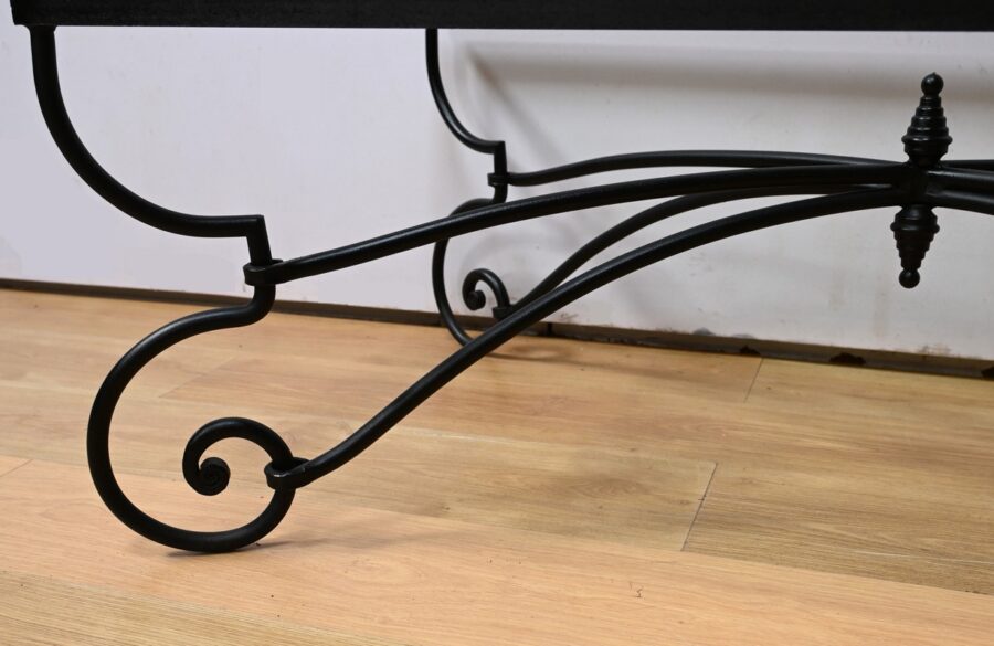 Table Basse en Fer Forgé, style Art Nouveau - 1940 – Image 8