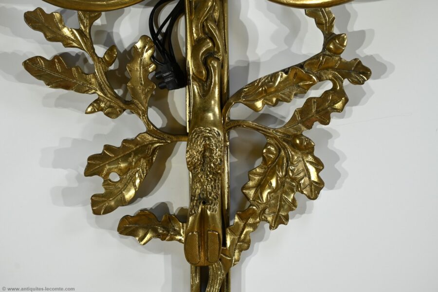 Appliques Murales en Bronze, d’après C.Galle, époque Napoléon III – Milieu XIXe – Image 11