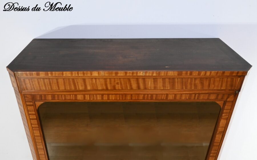 Bibliothèque en Acajou Flammé, style Louis XVI – Milieu XIXe – Image 26