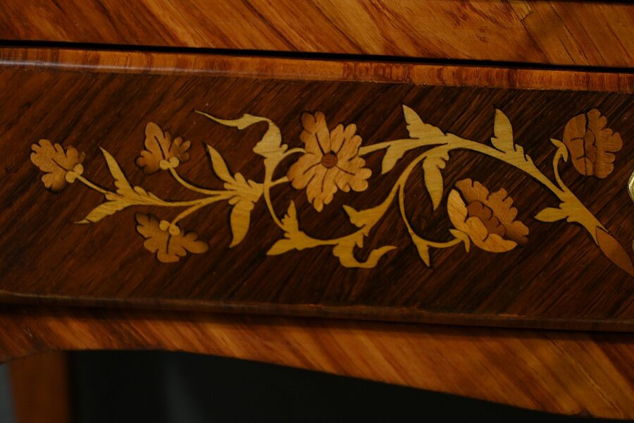 Chevet en Bois de Rose et Palissandre, style Louis XV – Fin XIXe – Image 17
