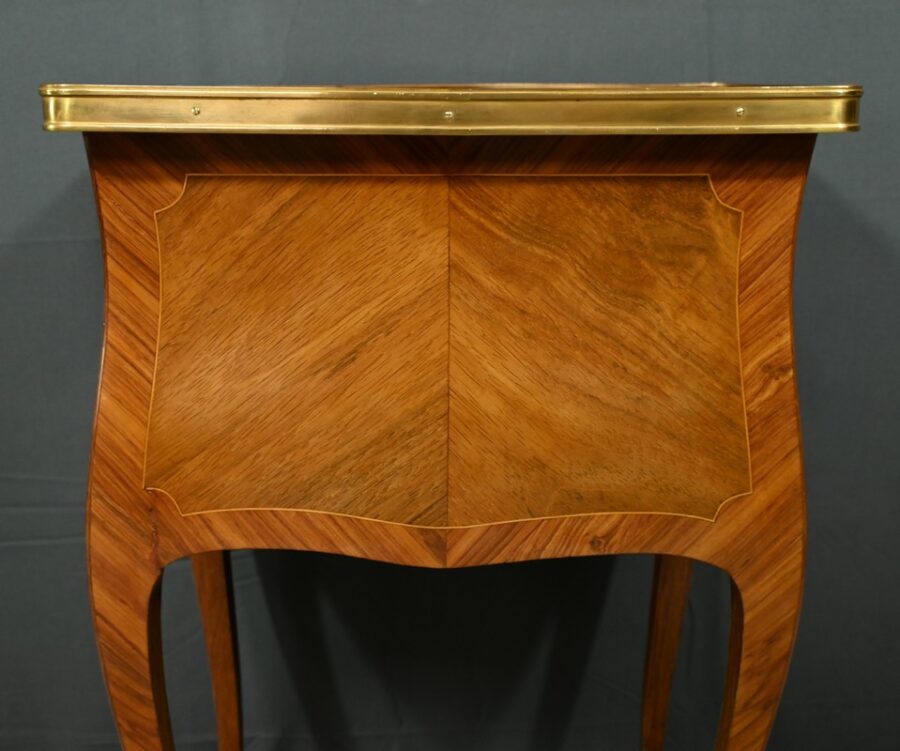 Chevet en Bois de Rose et Palissandre, style Louis XV – Fin XIXe – Image 26