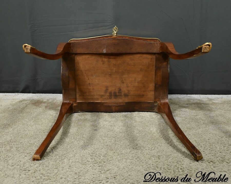 Chevet en Bois de Rose et Palissandre, style Louis XV – Fin XIXe – Image 35