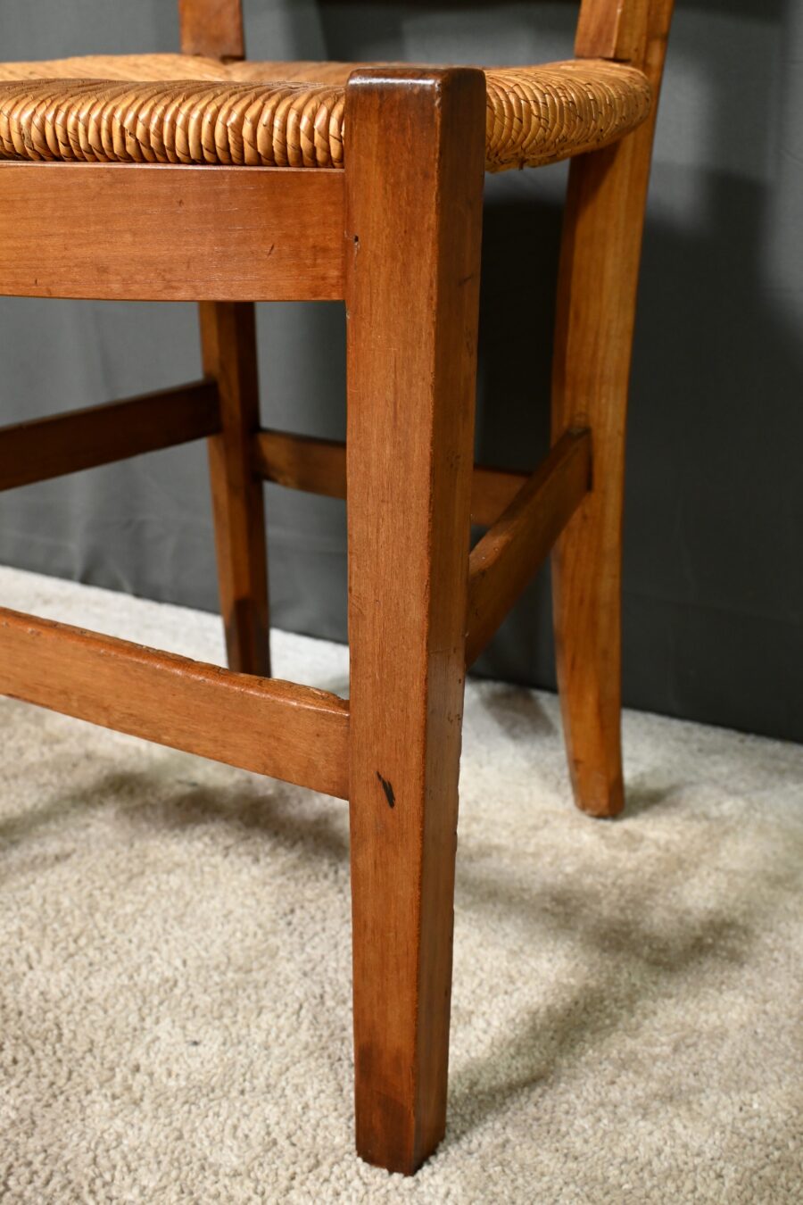 Suite de 4 Chaises en Merisier, époque Directoire – Début XIXe – Image 12