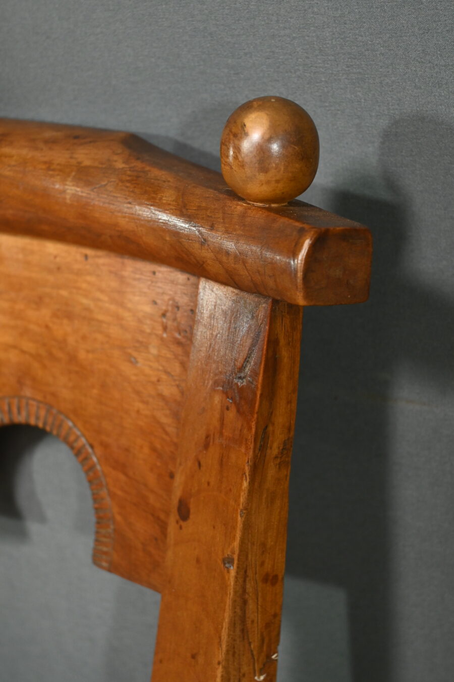 Suite de 4 Chaises en Merisier, époque Directoire – Début XIXe – Image 8