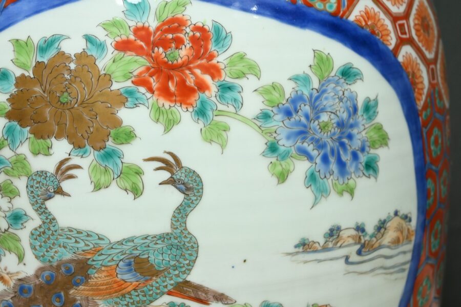 Vase en Porcelaine du Japon, époque Meiji – Fin XIXe – Image 17