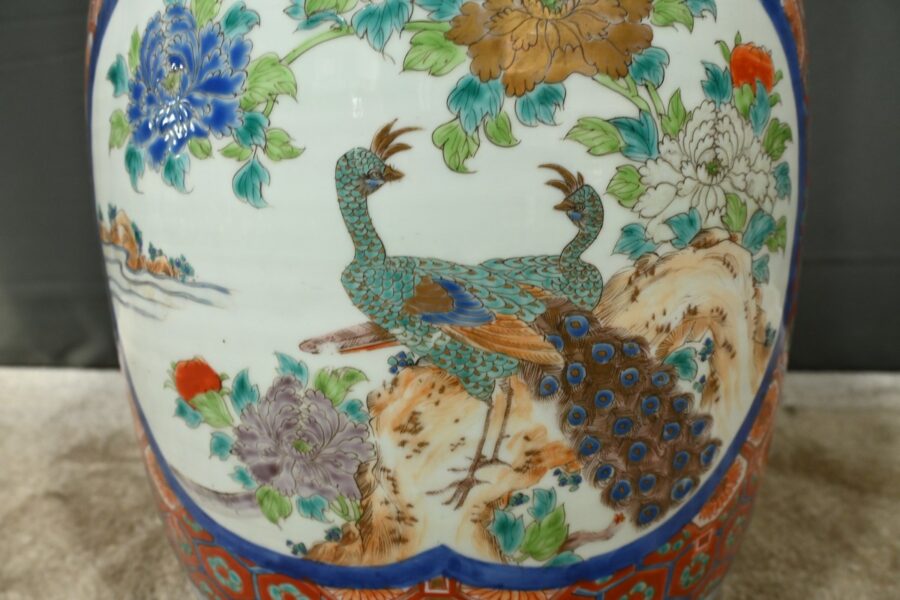 Vase en Porcelaine du Japon, époque Meiji – Fin XIXe – Image 27