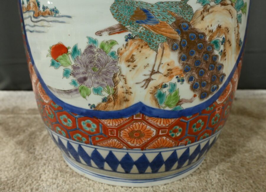 Vase en Porcelaine du Japon, époque Meiji – Fin XIXe – Image 28