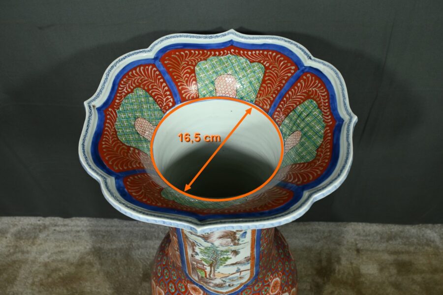 Vase en Porcelaine du Japon, époque Meiji – Fin XIXe – Image 31