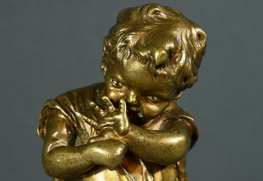 Sculpture en Bronze Doré, d’après J.Clara – 1ère partie XXe – Image 6