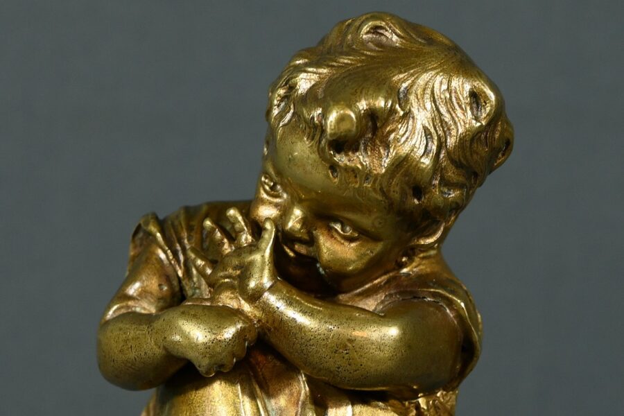 Sculpture en Bronze Doré, d’après J.Clara – 1ère partie XXe – Image 7