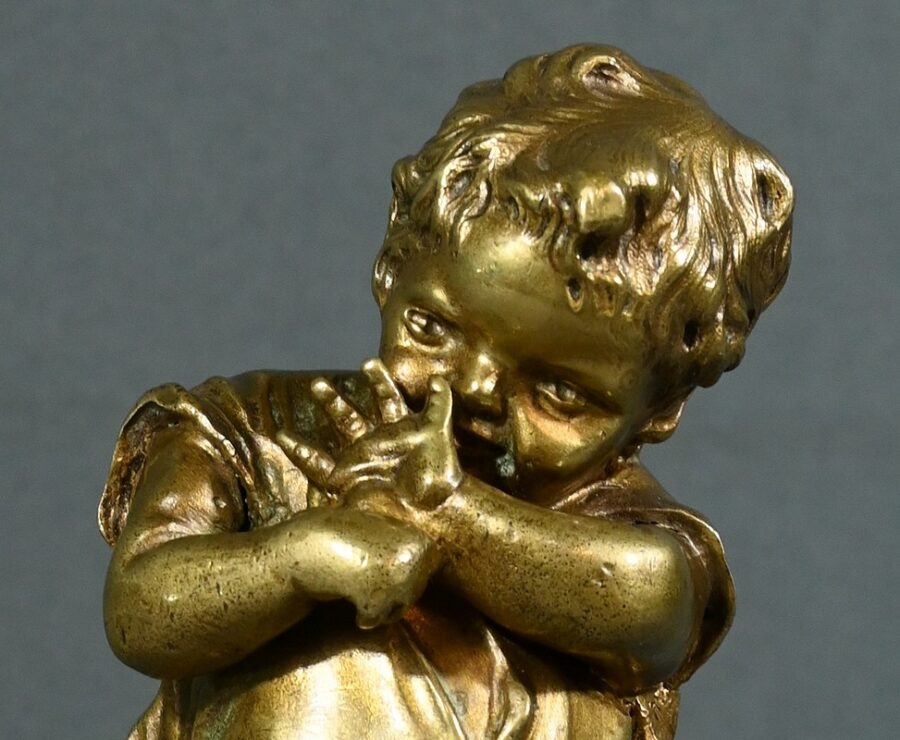 Sculpture en Bronze Doré, d’après J.Clara – 1ère partie XXe – Image 8