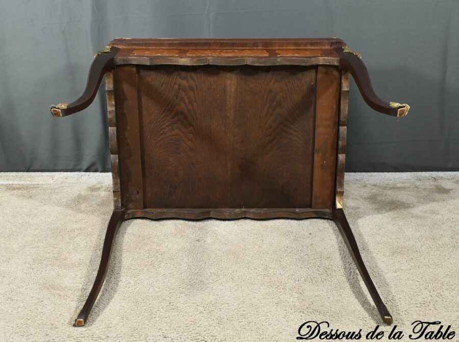 Table de Jeux en Acajou, style Transition Louis XV/Louis XVI – Fin XIXe – Image 37