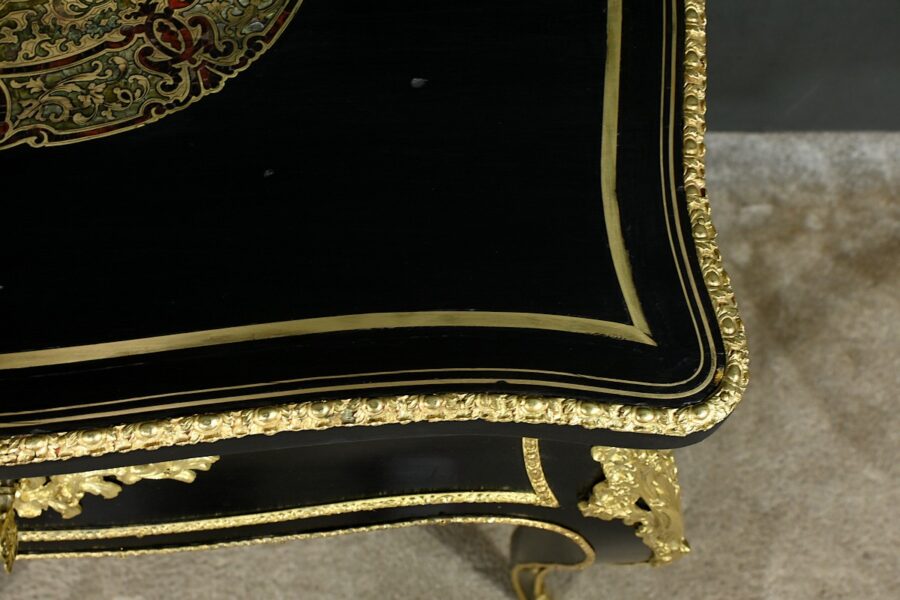 Travailleuse en Poirier Noirci, époque Napoléon III – Milieu XIXe – Image 10