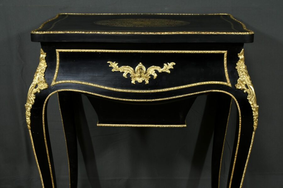 Travailleuse en Poirier Noirci, époque Napoléon III – Milieu XIXe – Image 16