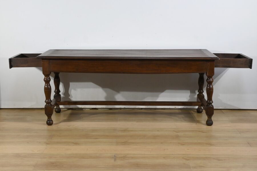 Table de Ferme en Chêne, goût Louis XIV - Milieu XIXe – Image 2