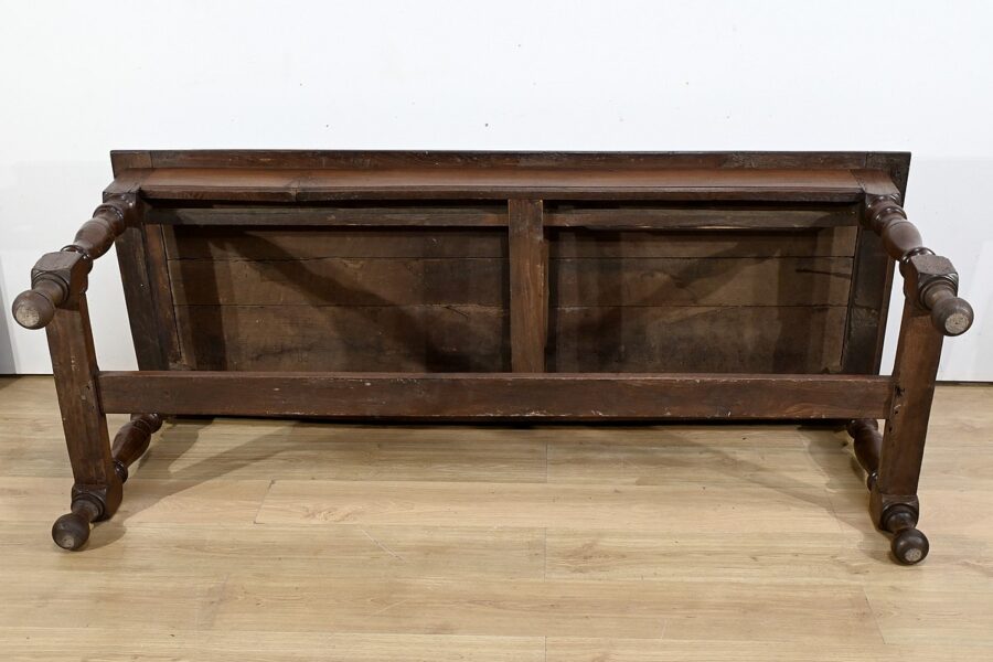 Table de Ferme en Chêne, goût Louis XIV - Milieu XIXe – Image 21