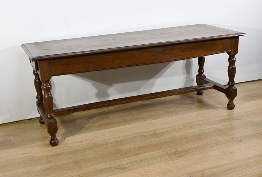 Table de Ferme en Chêne, goût Louis XIV - Milieu XIXe – Image 3