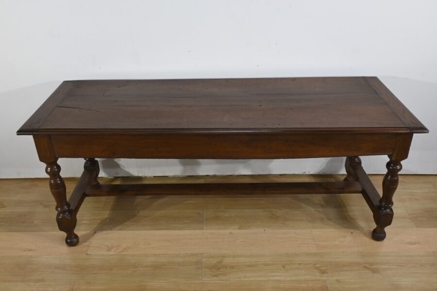 Table de Ferme en Chêne, goût Louis XIV - Milieu XIXe – Image 5