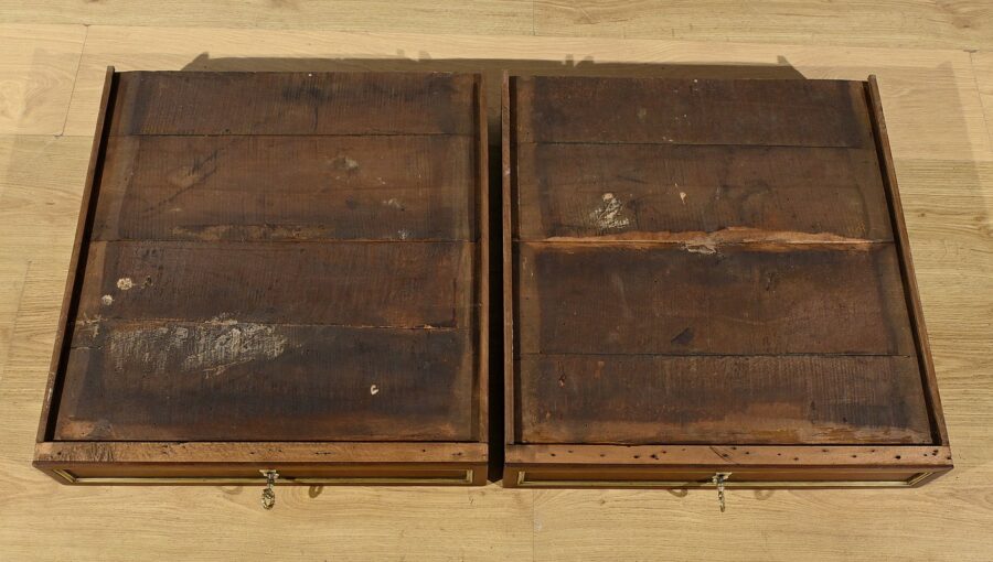 Bureau Plat en Acajou, style Louis XVI- 2ème partie XIXe – Image 16
