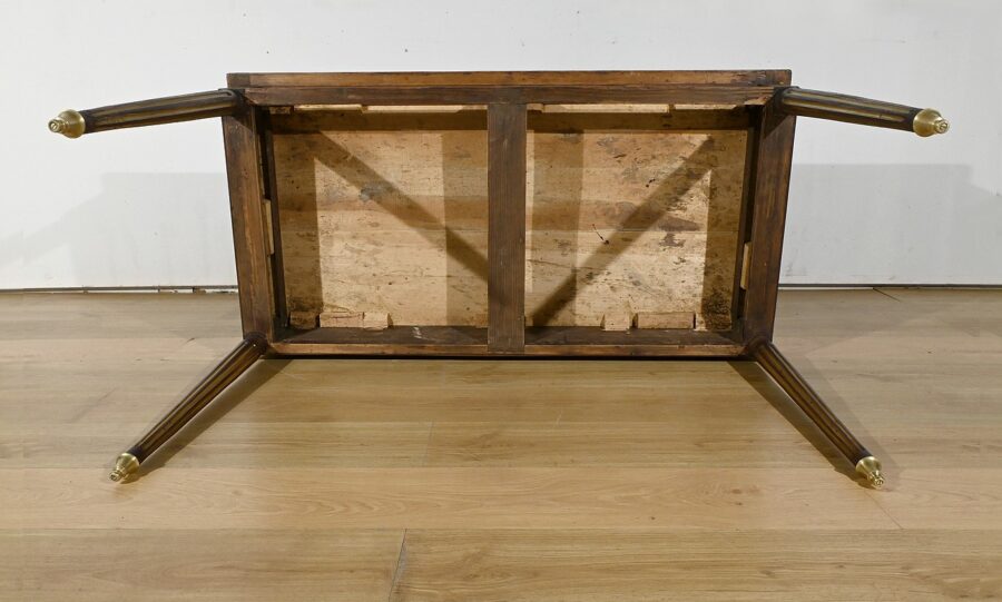 Bureau Plat en Acajou, style Louis XVI- 2ème partie XIXe – Image 20