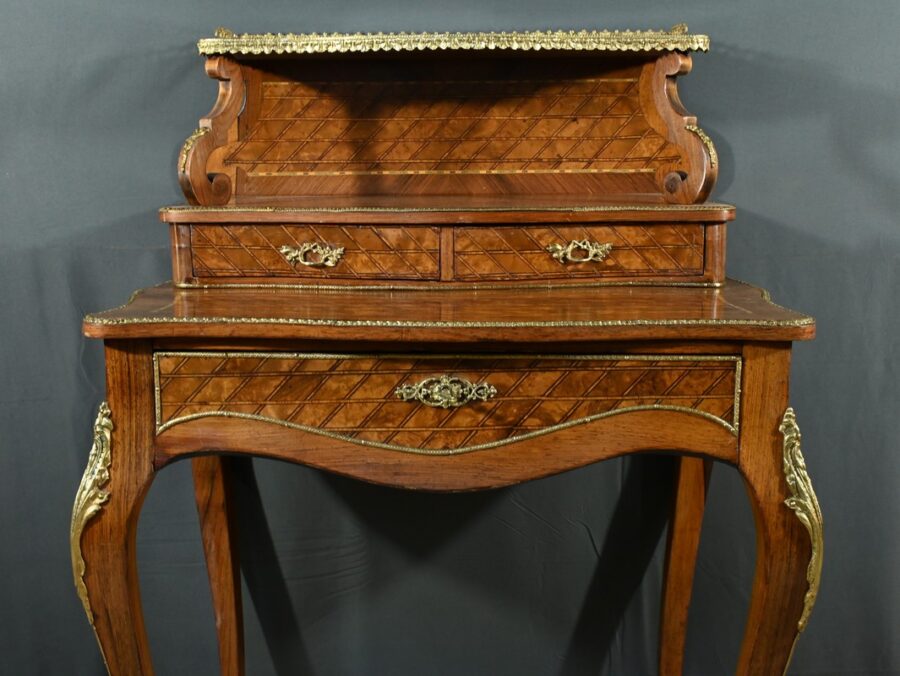 Bureau à Gradins en Bois de Rose - 2ème partie XIXe – Image 10