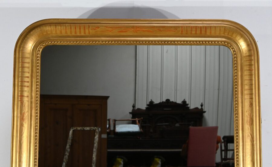 Miroir Doré à la Feuille, époque Louis Philippe - 1ère Partie XIXe – Image 5