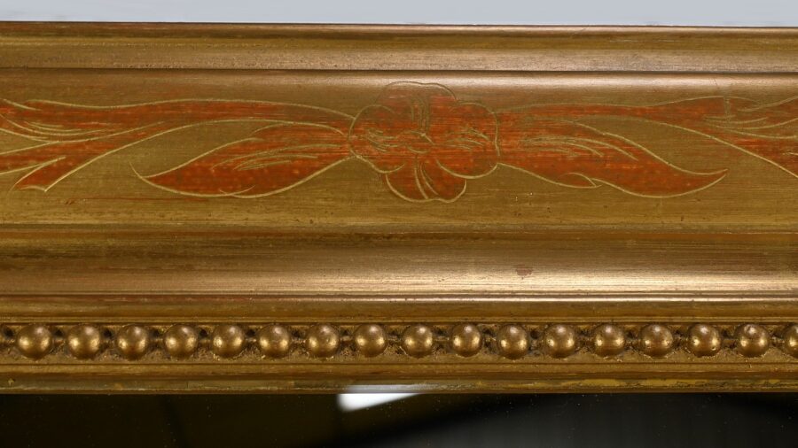 Miroir Doré à la Feuille, époque Louis Philippe - 1ère Partie XIXe – Image 7