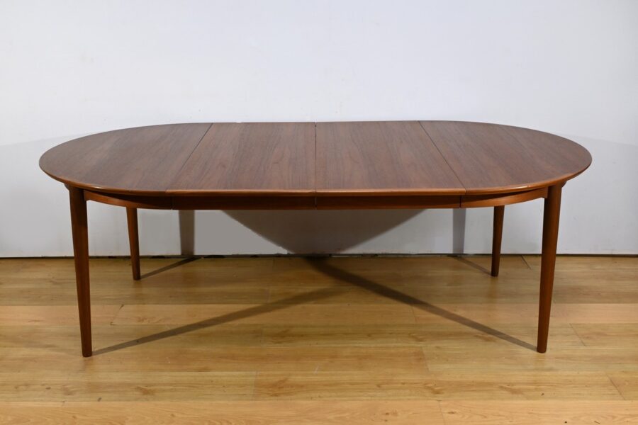 Table de Salle à Manger en Teck, style Scandinave - 1970 – Image 2