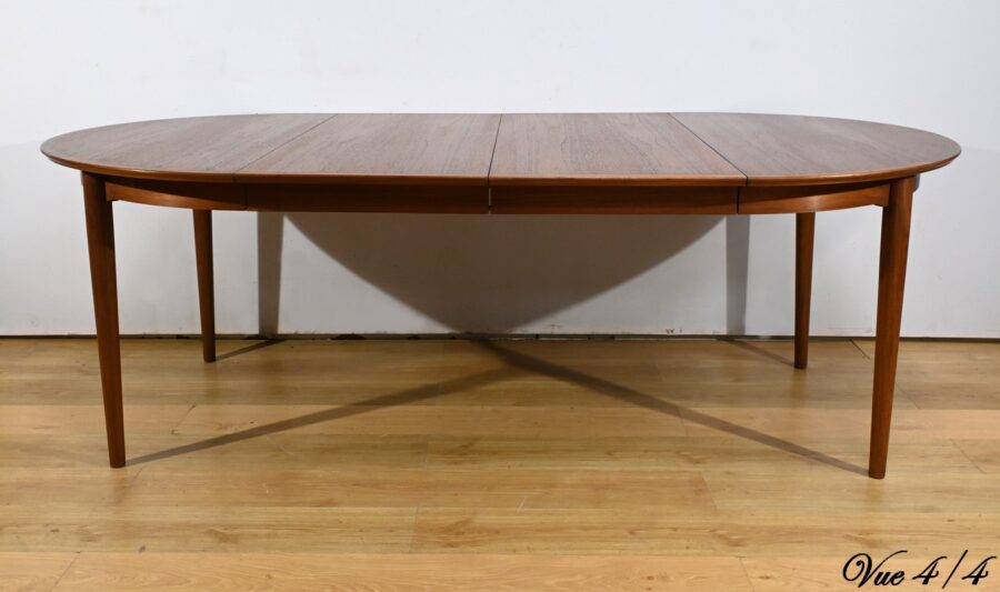 Table de Salle à Manger en Teck, style Scandinave - 1970 – Image 14