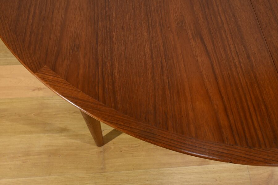 Table de Salle à Manger en Teck, style Scandinave - 1970 – Image 6