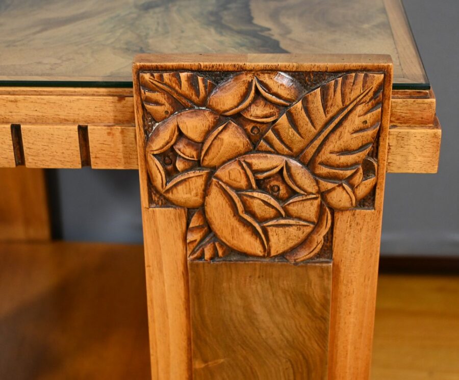 Table Basse en Noyer, Art Déco - 1930 – Image 12