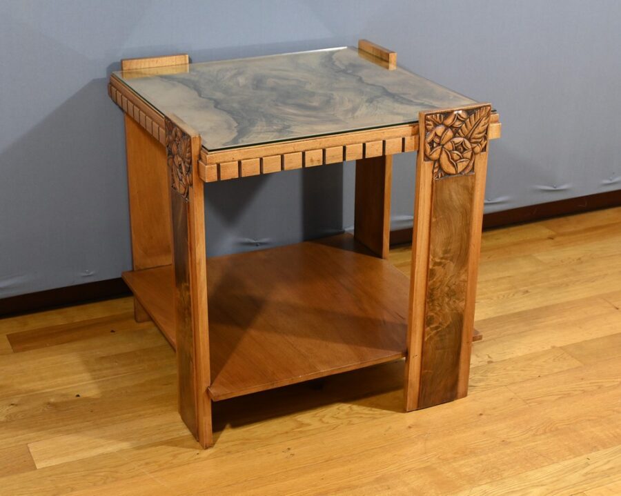 Table Basse en Noyer, Art Déco - 1930 – Image 2