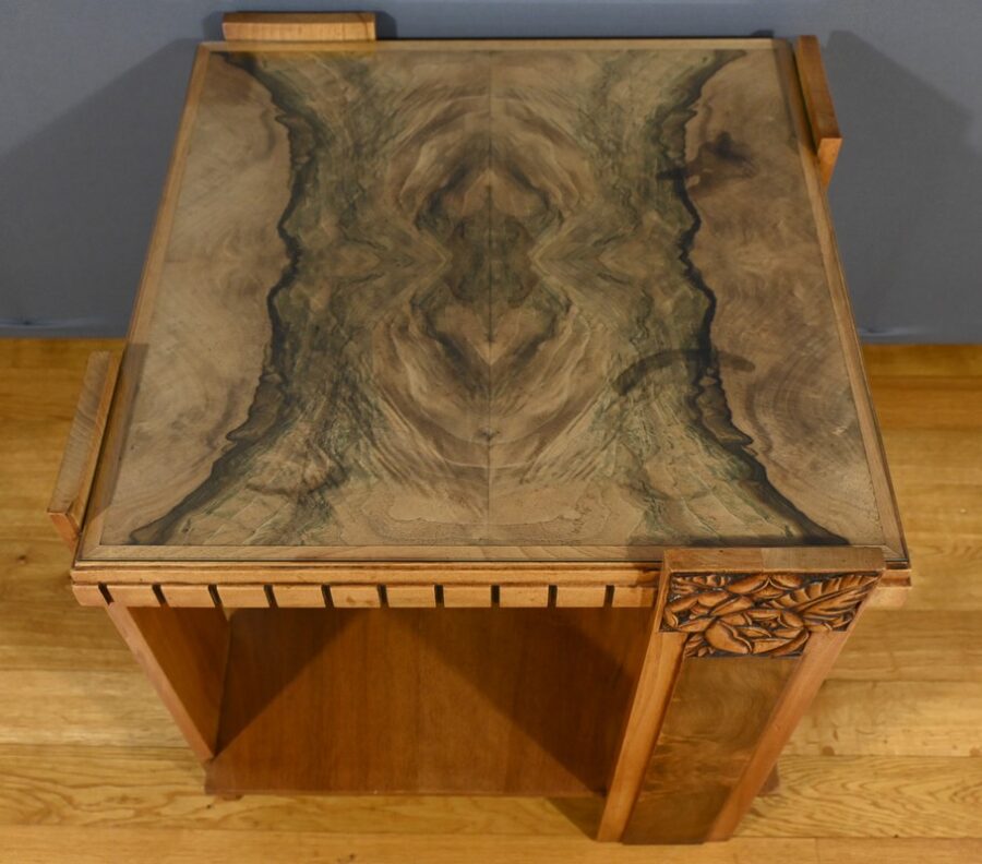 Table Basse en Noyer, Art Déco - 1930 – Image 4