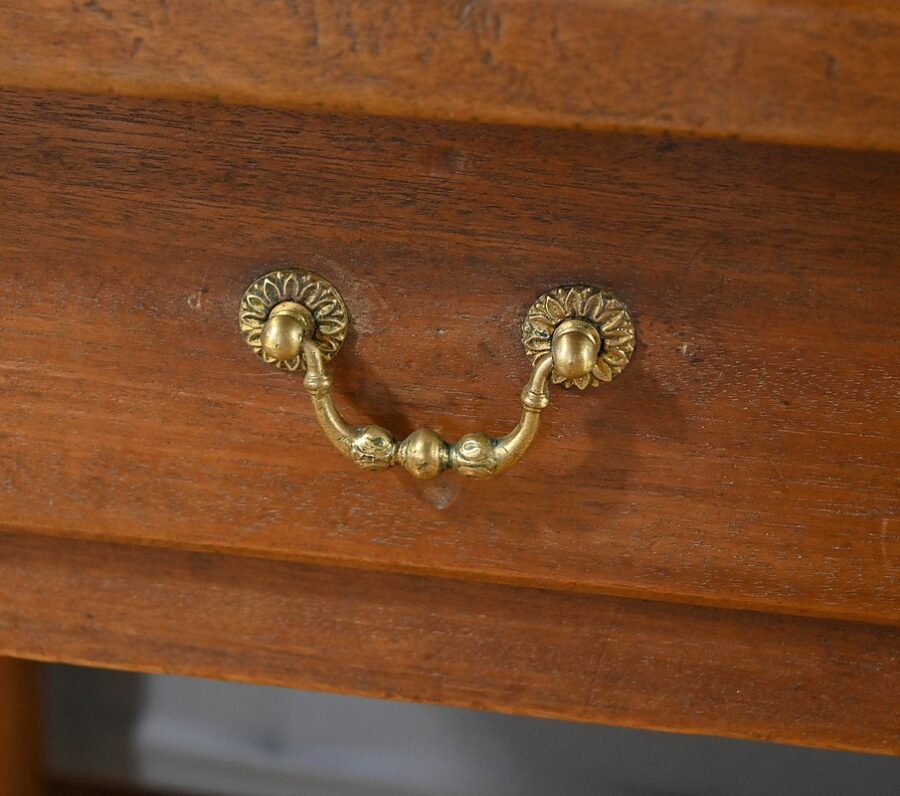 Table Bureau en Acajou massif - 2ème partie XIXe – Image 6
