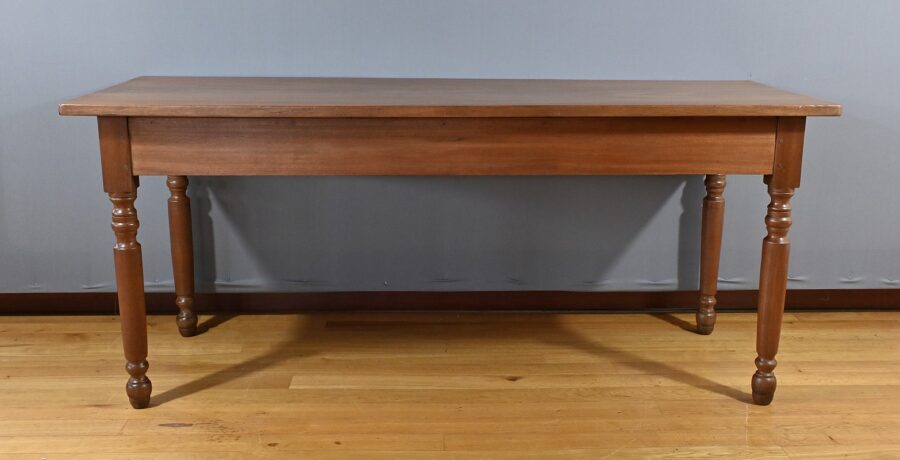 Table Bureau en Acajou massif - 2ème partie XIXe – Image 10