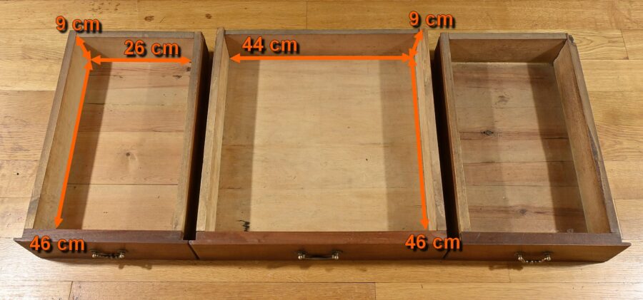 Table Bureau en Acajou massif - 2ème partie XIXe – Image 15