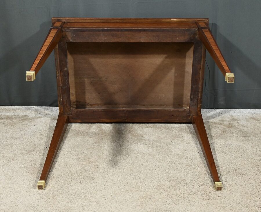 Petite Table Bureau en Marqueterie, style Louis XVI - 2ème partie XIXe – Image 23