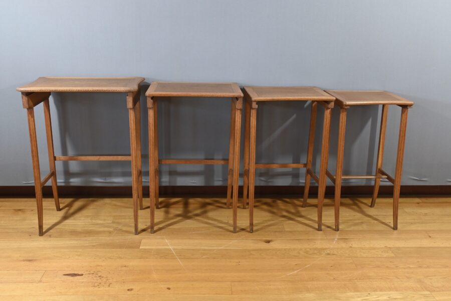 Tables Gigognes en Chêne - 1930 – Image 6