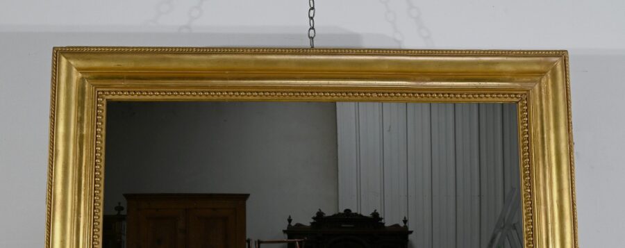 Miroir de Cheminée en Bois Doré - Milieu XIXe – Image 4