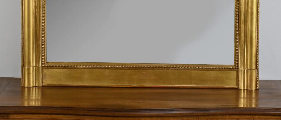 Miroir de Cheminée en Bois Doré - Milieu XIXe – Image 7