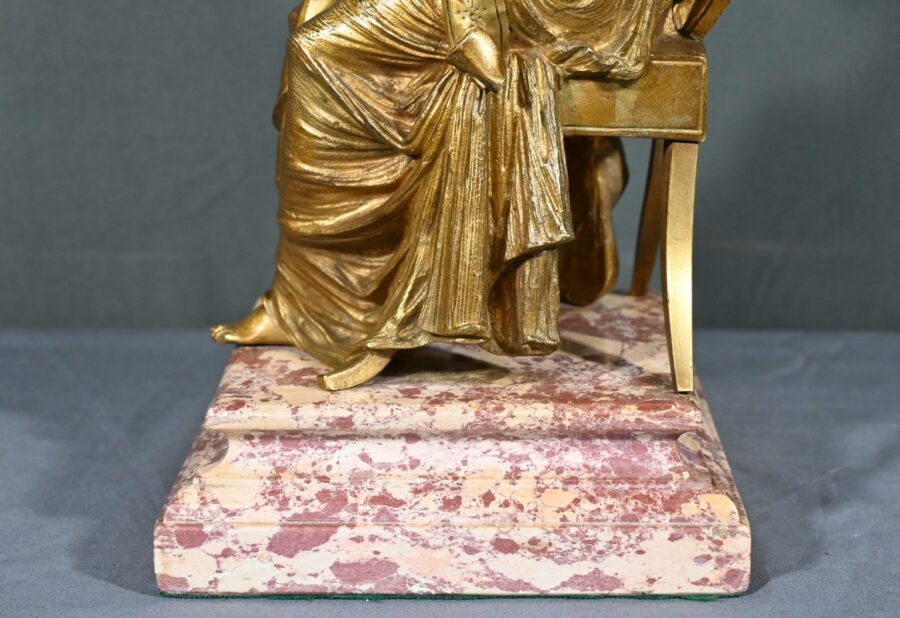 Bronze à Patine Dorée "La Couture" - Début XXe – Image 22